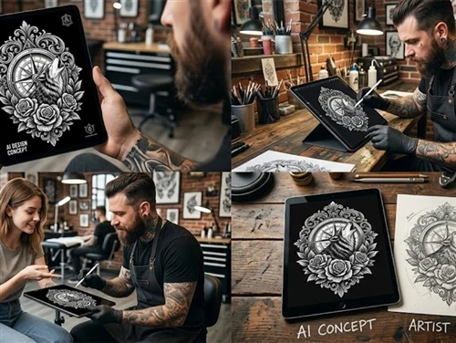 AI Mengubah Desain Tato Selamanya: Bagaimana Kecerdasan Buatan Membentuk Kembali Industri